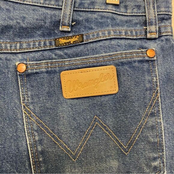 Wrangler men’s jeans Cowboy Cut Original Fit 100% cotton denim 38x32 - Picture 7 of 11